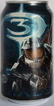 Game Fuel's 2007 can design to promote Halo 3 (side), showing Master Chief.