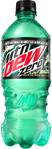 Baja Blast Zero Sugar's 2023 20 oz. Sidekick bottle design (wet).