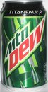 Mountain Dew's can design during the 2016 2XP promotion for Titanfall 2.