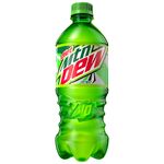 Diet Mountain Dew's contemporary Sidekick 20 oz. bottle design (version with "Diet Dew").