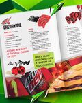 Mountain Dew Code Red Cherry Pie entry in the official Mountain Dew Cookbook.