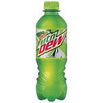 The current Diet Mountain Dew 1 liter Sidekick bottle design.