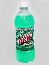 This photoshop-made image sparked a hoax that led many to believe Baja Blast would be available in bottles back in the mid-2000s.