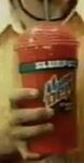 A Code Red Slurpee from a 2001 7-Eleven commercial.