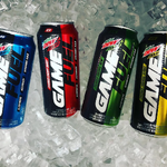 A photograph of the four Game Fuel flavors together.