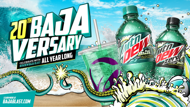 Baja Blast returns as a permanent flavor!