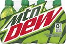 Mountain Dew's shrink-wrapped 8-pack 12 oz. bottle design from 2009 until 2017.