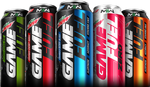 All five Game Fuel flavors' can designs during the Call of Duty: Modern Warfare 2 promotion.