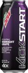 Kickstart (Energizing Midnight Grape)'s 16 oz. can design from 2019 until 2021.