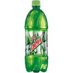 Diet Mountain Dew's 1-liter bottle design.