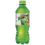 Diet Mountain Dew's contemporary 1-liter Sidekick bottle design (side).