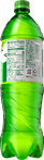 The current Diet Mountain Dew 1.25 liter bottle design (back).