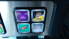 A photograph of the three Mountain Dew Flavors at Taco Bell.