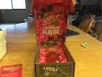 The Major Melon promotional box, with the bottle revealed. Photograph courtesy of Mr crooked bear.