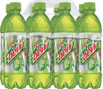 Diet Mountain Dew's contemporary 16.9 oz. bottle 8-pack design from 2009 until 2011.