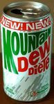 Diet Mountain Dew's first Canadian can design (French side).