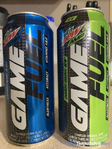 Mountain Dew Amp Game Fuel Berry Blast and Original Dew.