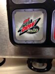 Diet Baja Blast fountain label.