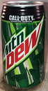 Mountain Dew's can design during the 2014 Fuel Up For Battle promotion for Call of Duty: Advanced Warfare (version with ribbed edges).