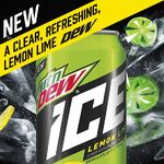 Another poster for Mountain Dew Ice, also featuring featuring its 12 oz. can design.