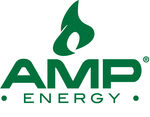 Amp Energy's logo.