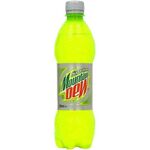 Photograph of a contemporary Sugar Free Mountain Dew Energy bottle.