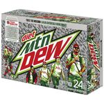 Diet Mountain Dew's 24-pack design during the Team Rubicon promotion (right).