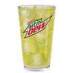 The current Diet Mountain Dew glass cup design.