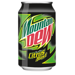 Mountain Dew Citrus Blast's previous can design.