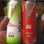 First leaked photograph of Kickstart (Watermelon) and Kickstart Recharge (Energizing Blood Orange), taken in August 2015.