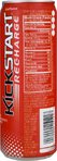 Kickstart (Blood Orange)'s 12 oz. can design (right).