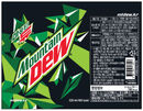 Mountain Dew's Korean 330 ml can's contemporary label art.