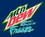 Blue Shock's contemporary Freeze label art.