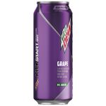 Kickstart (Grape)'s current 16 oz. can design (side).