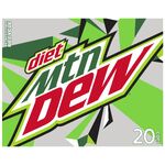 Diet Mountain Dew's 20-pack design from 2023 until 2025 (front).
