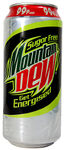 Sugar Free Mountain Dew Energy's can design.