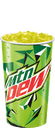 Mountain Dew's current paper cup design.