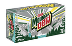 Diet Mountain Dew's current 18-pack design (left).