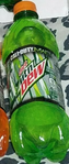 Diet Mountain Dew's dome bottle design during the 2011 Double XP promotion for Call of Duty: Modern Warfare 3.