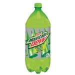 Diet Mountain Dew's previous Canadian 2-liter bottle design.