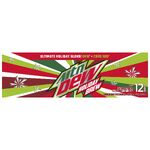 Mountain Dew Holiday Brew's 6x2 12-pack design (front).