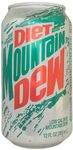 Diet Mountain Dew's contemporary 12 oz. can design.