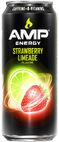 Amp Energy's Strawberry Limeade can design.