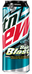 Baja Blast's prototype 2014 24 oz. can design, later used for its 2015 release.