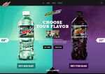Screenshot of the DEWcision 2016 website during the promotion.