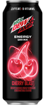 Amp Energy Cherry Blast's can design.