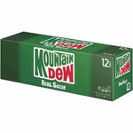 Mountain Dew Real Sugar's contemporary 6x2 12-pack design (right).