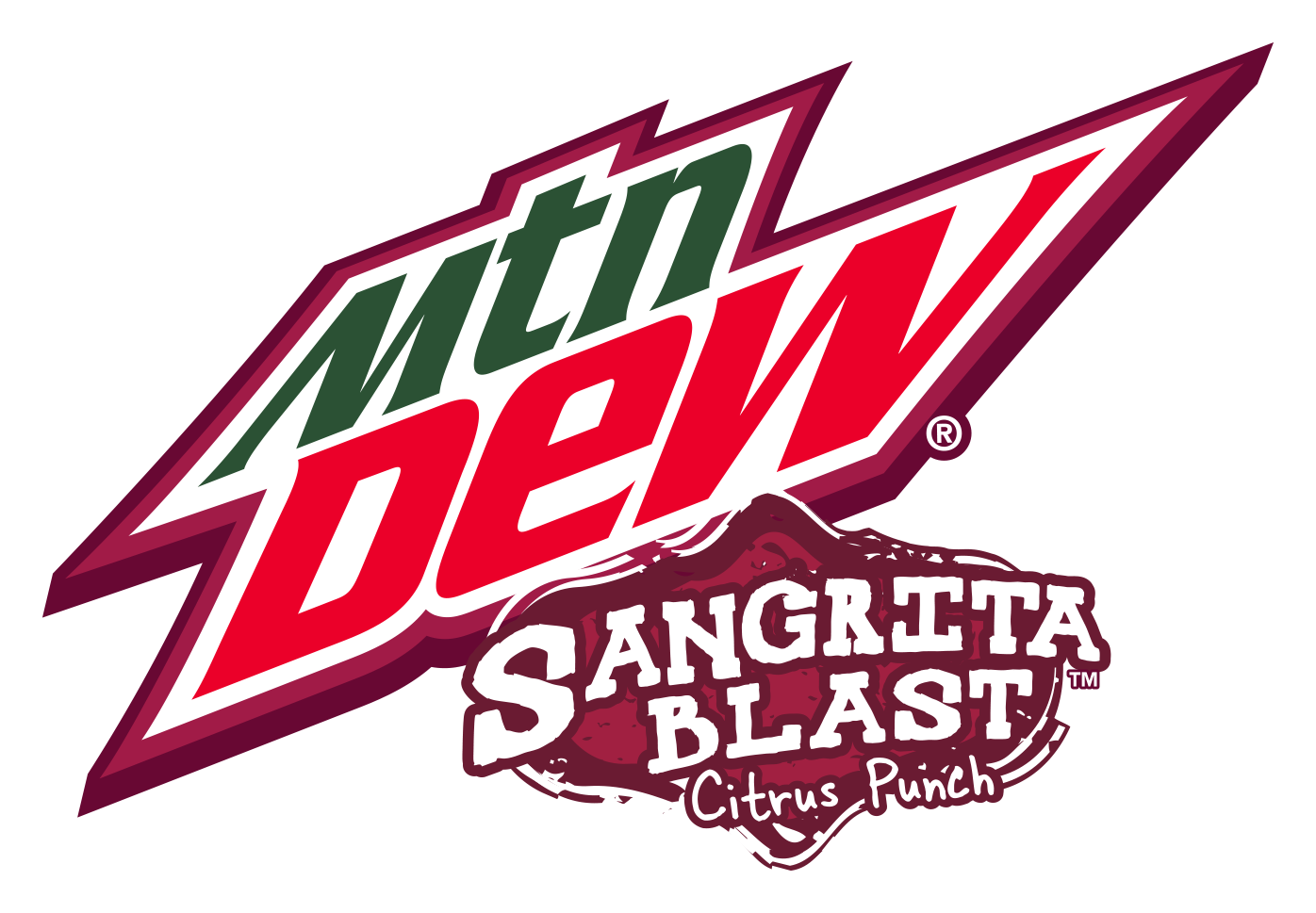 mountain dew sangrita blast logo