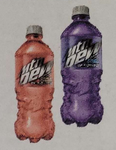 Close-up image of the bottle designs for both Game Fuel flavors on the release paper.