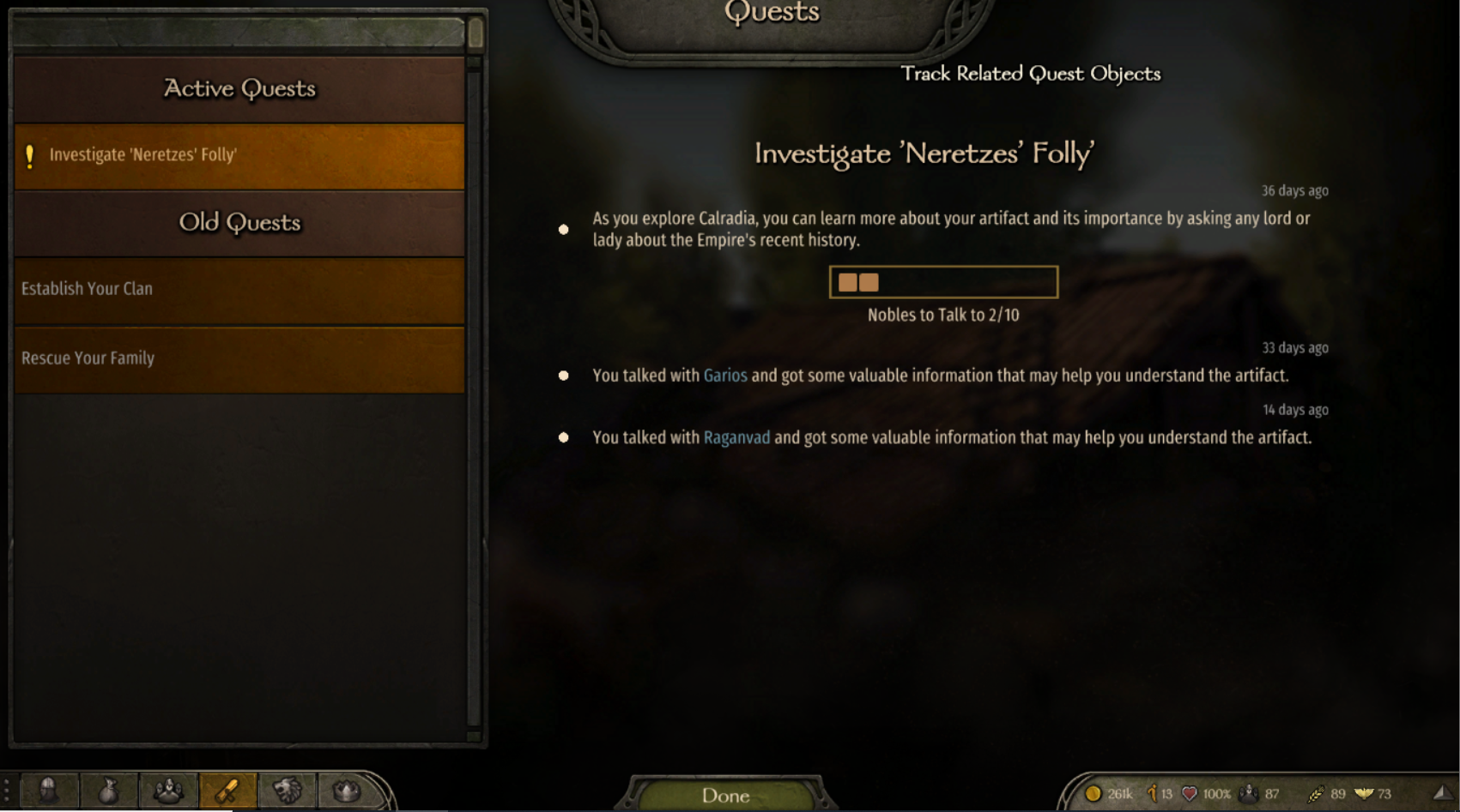 Investigate Neretzes Folly Mount Blade Wiki Fandom